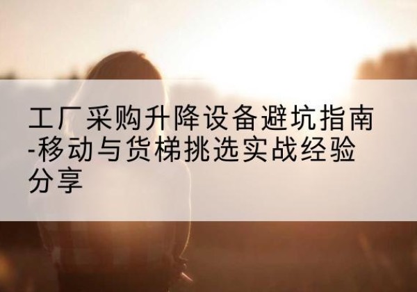 简阳移动式升降机怎么选-工厂采购升降设备避坑指南-移动与货梯挑选实战经验分享